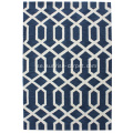 Hand Hooked plain / dyed garn med design Carpet